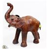Image 1 : LEATHER ELEPHANT ORNAMENT