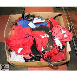 BOX OF ASSORTED CLOTHING