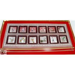 YEAR OF THE RABBIT 12 MONTH COIN SET