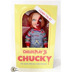 CHILDS PLAY 3 CHUCKY COLLECTOR TALKING FIGURE.