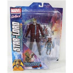 MARVEL SELECT STARLORD ACTION FIGURE.