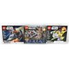 Image 1 : LOT OF 3 LEGO STAR WARS KITS.