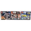 Image 1 : LOT OF 3 LEGO STAR WARS KITS.