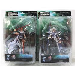LOT OF 2 FINAL FANTASY DISSIDIA ACTION FIGURES.