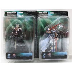 LOT OF 2 FINAL FANTASY DISSIDIA ACTION FIGURES.