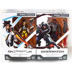 LOT OF 2 OVERWATCH ULTIMATE ASSORTED FIGURES.