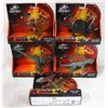 Image 1 : LOT OF 5 ASSORTED JURASSIC WORLD DINO RIVAL TOYS.