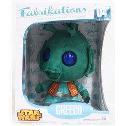 FUNKO FABRIKATIONS GREEDO SOFT SCULPTURE FIGURE.