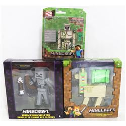 LOT OF ASSORTED MINECRAFT FIGURES.