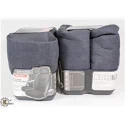 CASE OF 2 GREY RUGGED XL TRUCK SEAT COVERS
