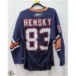 OILERS JERSEY #83 HEMSKY