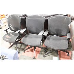 LOT OF 3 NEW MESH BACK OFFICE CHAIRS