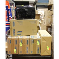 LOT OF 4 KIMBERLY CLARK MOD CORELESS JUMBO ROLL