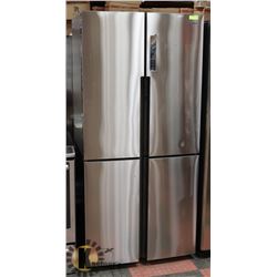 HAIER 4 DOOR STAINLESS STEEL FRIDGE,