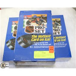 NEW SEALED BOXES OF PRO SET 1990 SERIES , SERIES 2
