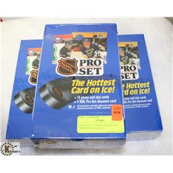 NEW SEALED BOXES OF PRO SET 1990 SERIES , SERIES 2