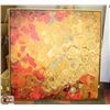 Image 1 : LARGE SHOWHOME FLORAL CANVAS ART-AS IS