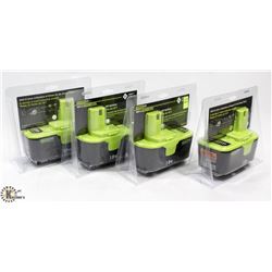 CASE OF 4 NEW POWER IT 18 VOLT CORDLESS TOOL