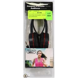 ELECTRA FOLDABLE  OVER EAR HEADPHONES