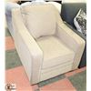 Image 1 : NEW BEIGE FABRIC SOFA CHAIR. FURNITURE
