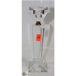 PAIR OF CRYSTAL CANDLE HOLDERS