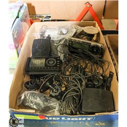 FLAT OF 2 COMPLETE SATELLITE RADIOS & ACCESSORIES