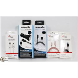 BAG OF ASSORTED ELECTRONIC ACCESSORIES.