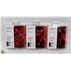 Image 1 : 3 SETS OF RED HEADPHONES
