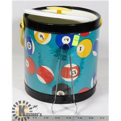 VINTAGE BILLIARD THEME ICE BUCKET
