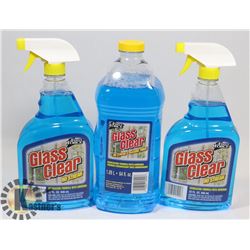 NEW GLASS CLEANER/ 2 -32FLOZ SPRAY &