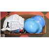 Image 1 : FLAT OF 6 NEW BLUE HARD HATS