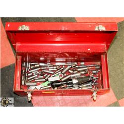 TOOL BOX WITH AIR RATCHET AND TOOLS