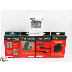 BAG OF ASSORTED ELECTRONIC ACCESSORIES.