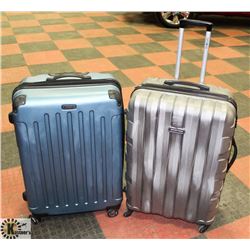 TWO HARD COVER SUIT CASES - SAMSONITE & KENNETH