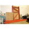 Image 1 : LOT OF PALLET RACKING INCL 2 UPRIGHTS, 7 BEAMS AND
