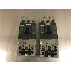 (2) SQUARE D #DJL36400E53 CIRCUIT BREAKER