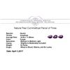 Image 3 : 18.70 ctw. Natural Pear Cut Amethyst Parcel of Three