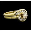 Image 1 : 0.40 ctw Diamond Ring - 14KT Yellow Gold