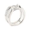 Image 4 : 0.70 ctw Diamond Ring Guard - 14KT White Gold