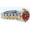 Image 3 : Rolex Ladies 2 Tone Red Vignette Diamond & Ruby Datejust Wristwatch