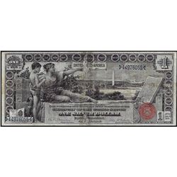 1896 $1 Educational Silver Certificate Note