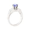 Image 4 : 1.76 ctw Sapphire And Diamond Ring - Platinum