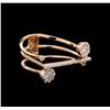 Image 1 : 0.68 ctw Diamond Ring - 14KT Rose Gold