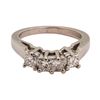 Image 1 : 0.65 ctw Diamond Ring - Platinum