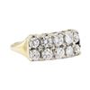 Image 1 : 1.15 ctw Diamond Ring - 14KT Yellow and White Gold