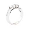 Image 4 : 1.00 ctw Straight Line Diamond Ring - 14KT White Gold