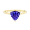 Image 4 : 2.11 ctw Tanzanite Ring - 14KT Yellow Gold