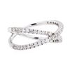 Image 1 : 0.64 ctw Diamond Ring - 14KT White Gold