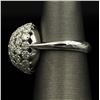 Image 3 : 2.50 ctw Diamond Flower Design Ring - 14KT White Gold