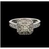 Image 2 : 1.01 ctw Diamond Ring - 14KT White Gold